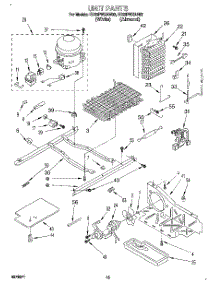 09 - Unit parts for Whirlpool Refrigerator ED25PWXAW02 from AppliancePartsPros.com