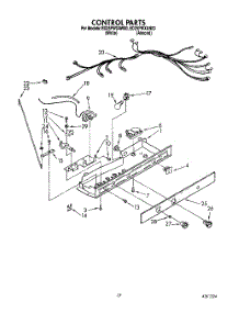 12 - Control parts for Whirlpool Refrigerator ED25PWXAN00 from AppliancePartsPros.com