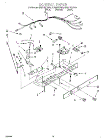 12 - Control parts for Whirlpool Refrigerator GD22DFXFB00 from AppliancePartsPros.com