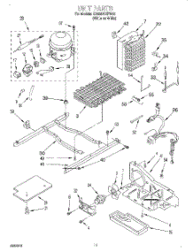 08 - Unit parts for Whirlpool Refrigerator GD22DKXFW00 from AppliancePartsPros.com