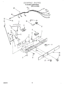 09 - Control, Lit / Optional parts for Whirlpool Refrigerator GD22DKXFW00 from AppliancePartsPros.com
