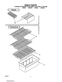 05 - Shelf, Optional parts for Whirlpool Refrigerator ET17CKXJN00 from AppliancePartsPros.com