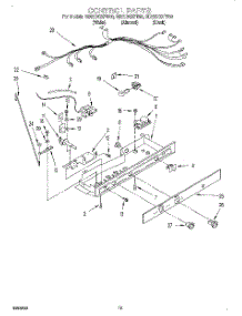 12 - Control parts for Whirlpool Refrigerator GD22DQXFN00 from AppliancePartsPros.com