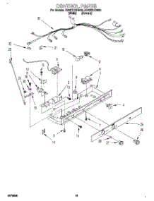 08 - Control, Lit / Optional parts for Whirlpool Refrigerator ED20TKXDN00 from AppliancePartsPros.com