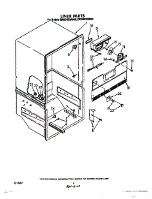 03 - Liner parts for Whirlpool Refrigerator EB22DKXWN00 from AppliancePartsPros.com
