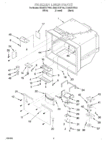 02 - Freezer Liner parts for Whirlpool Refrigerator EB22DKXFN00 from AppliancePartsPros.com