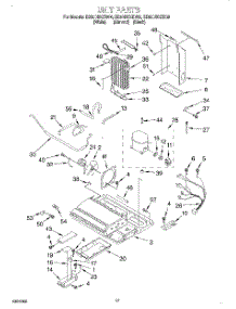 10 - Unit parts for Whirlpool Refrigerator ED20DBXEB00 from AppliancePartsPros.com