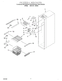 04 - Freezer Liner parts for Whirlpool Refrigerator ED20DBXEN00 from AppliancePartsPros.com