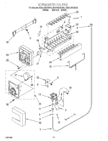 11 - Icemaker, Lit / Optional parts for Whirlpool Refrigerator ED20DBXEB00 from AppliancePartsPros.com
