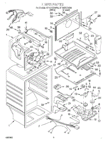 02 - Liner parts for Whirlpool Refrigerator GT19DKXGN00 from AppliancePartsPros.com