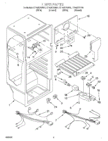 03 - Liner, Lit / Optional parts for Whirlpool Refrigerator ET14JKXGW01 from AppliancePartsPros.com