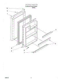 04 - Door parts for Whirlpool Refrigerator EL03CCXHW00 from AppliancePartsPros.com