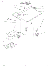 02 - Unit parts for Whirlpool Refrigerator EL05CCXDW00 from AppliancePartsPros.com