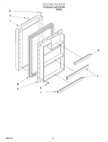 04 - Door parts for Whirlpool Refrigerator EL03CCXDW00 from AppliancePartsPros.com