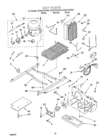 09 - Unit parts for Whirlpool Refrigerator ED22PEXHW00 from AppliancePartsPros.com