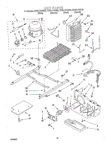 09 - Unit parts for Whirlpool Refrigerator ED25LFXGT00 from AppliancePartsPros.com