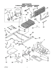 05 - Unit parts for Whirlpool Refrigerator ET22DMXBN00 from AppliancePartsPros.com