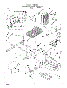 09 - Unit parts for Whirlpool Refrigerator ED22TEXHW00 from AppliancePartsPros.com