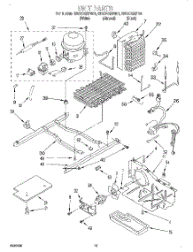 10 - Unit parts for Whirlpool Refrigerator ED22CQXFN01 from AppliancePartsPros.com