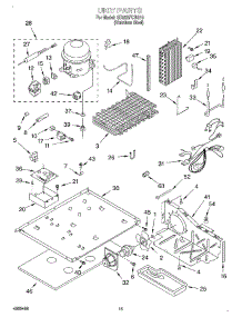 09 - Unit parts for Whirlpool Refrigerator GD25SFCHS10 from AppliancePartsPros.com