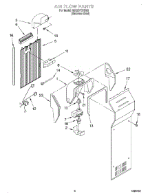 05 - Air Flow parts for Whirlpool Refrigerator GD22SFXHS02 from AppliancePartsPros.com
