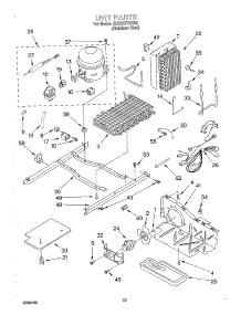 10 - Unit parts for Whirlpool Refrigerator GD22SFXHS02 from AppliancePartsPros.com