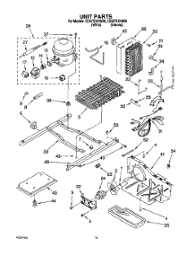 09 - Unit parts for Whirlpool Refrigerator ED25TEXHW00 from AppliancePartsPros.com