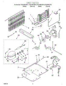 05 - Unit parts for Whirlpool Refrigerator GT22DMXGW01 from AppliancePartsPros.com