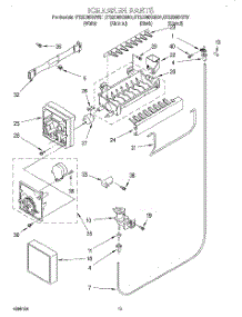 07 - Icemaker parts for Whirlpool Refrigerator GT22DMXGW01 from AppliancePartsPros.com