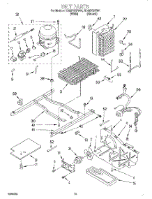 10 - Unit parts for Whirlpool Refrigerator ED22PQXFN01 from AppliancePartsPros.com