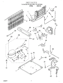 04 - Unit parts for Whirlpool Refrigerator ET21GKXHW00 from AppliancePartsPros.com