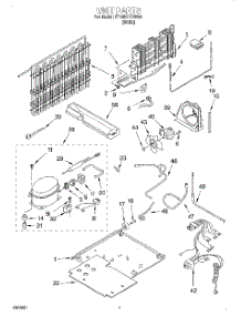 04 - Unit parts for Whirlpool Refrigerator ET18HPXHW00 from AppliancePartsPros.com