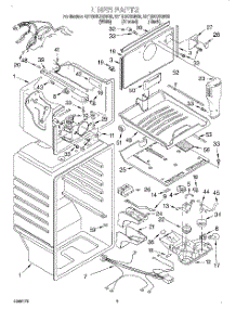 02 - Liner parts for Whirlpool Refrigerator GT19DKXGW02 from AppliancePartsPros.com