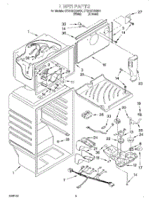 03 - Liner parts for Whirlpool Refrigerator ET21GKXGN01 from AppliancePartsPros.com