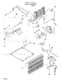 04 - Unit parts for Whirlpool Refrigerator ET18SCRFW04 from AppliancePartsPros.com