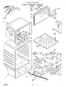 02 - Liner parts for Whirlpool Refrigerator ET22RKXGN01 from AppliancePartsPros.com