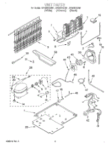 05 - Unit parts for Whirlpool Refrigerator GT19DKXGN01 from AppliancePartsPros.com