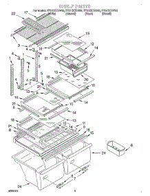 05 - Shelf, Lit / Optional parts for Whirlpool Refrigerator ET21CKXHB00 from AppliancePartsPros.com