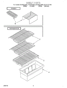 05 - Shelf, Lit / Optional parts for Whirlpool Refrigerator ET16CKXHN00 from AppliancePartsPros.com