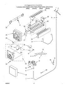 11 - Ice Maker parts for Whirlpool Refrigerator ED22LFXGB00 from AppliancePartsPros.com