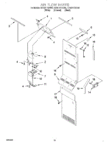 09 - Air Flow parts for Whirlpool Refrigerator ED20DFXEB00 from AppliancePartsPros.com