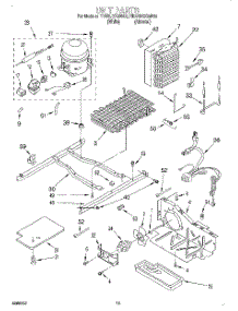 10 - Unit parts for Whirlpool Refrigerator ED22UQXGN00 from AppliancePartsPros.com