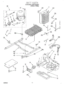 08 - Unit parts for Whirlpool Refrigerator GD22DKXFW01 from AppliancePartsPros.com