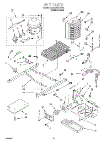 09 - Unit parts for Whirlpool Refrigerator GD25SFXHS00 from AppliancePartsPros.com