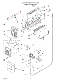 11 - Ice Maker, Optional parts for Whirlpool Refrigerator ED20DFXEW02 from AppliancePartsPros.com