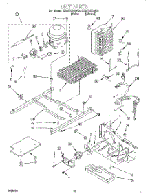 10 - Unit parts for Whirlpool Refrigerator ED22TQXGN00 from AppliancePartsPros.com