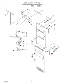 09 - Air Flow parts for Whirlpool Refrigerator ED20DBXEB02 from AppliancePartsPros.com
