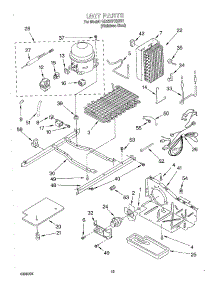 10 - Unit parts for Whirlpool Refrigerator GD22SFXHS01 from AppliancePartsPros.com