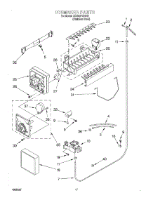 11 - Ice Maker parts for Whirlpool Refrigerator GD22SFXHS01 from AppliancePartsPros.com