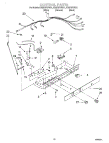 11 - Control parts for Whirlpool Refrigerator ED25RFXFB01 from AppliancePartsPros.com